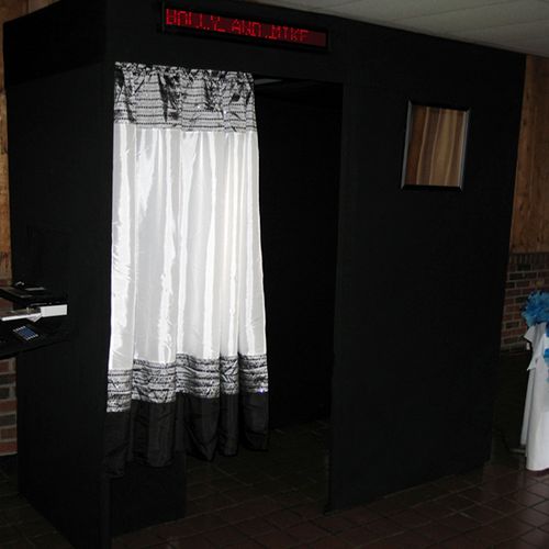 Here is a photo booth from an event we've done in 