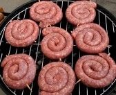 Onion sausage is great on the grill