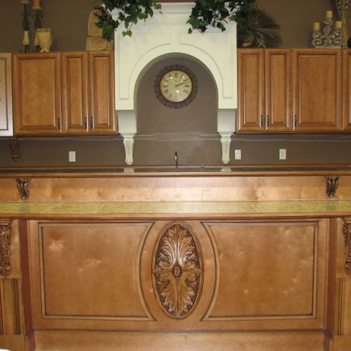 Custom maple kitchen built for church fellowship h