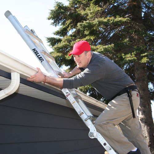 I will inspect your soffits and gutters.
