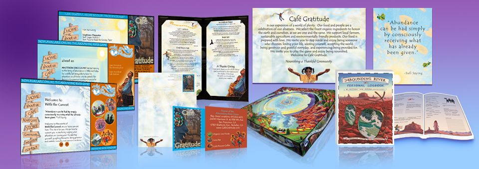 Cafe Gratitude Branding Campaign by Julia D. Stege