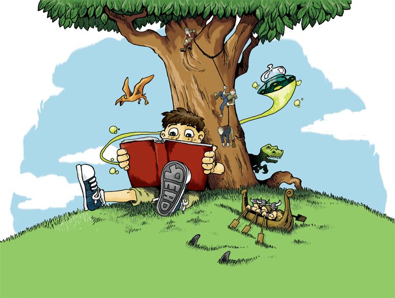 reading program illustration - 2011
