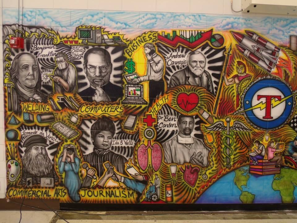 Tampa Bay Technical High school mural