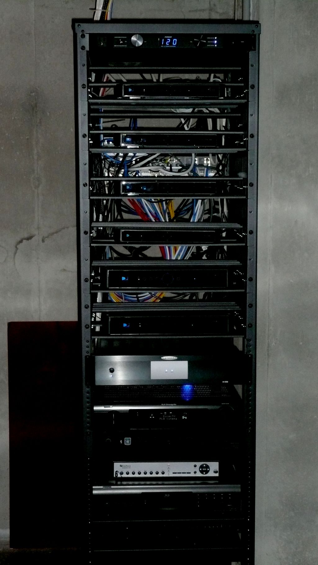 Sometimes there is quite a bit of equipment, so it