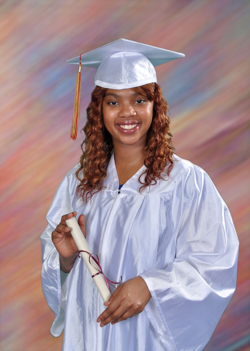 Graduation portrait by AMC school photographers