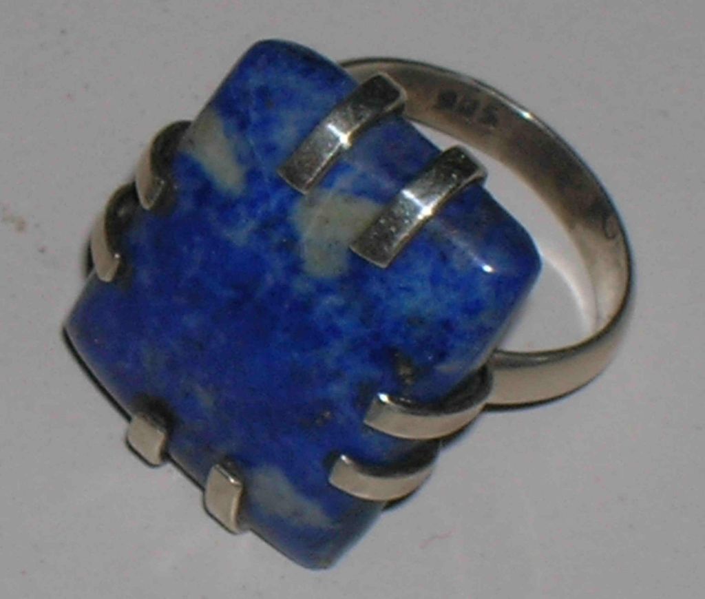 Lapis & Sterling Silver Ring