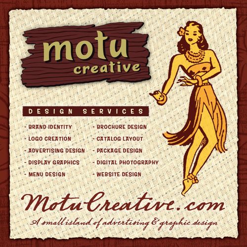 Website: www.MotuCreative.com
Email: kris@MotuCrea