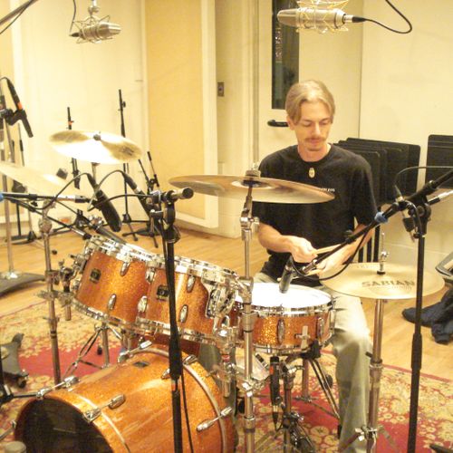 Todd during a recording session at Clinton Studios