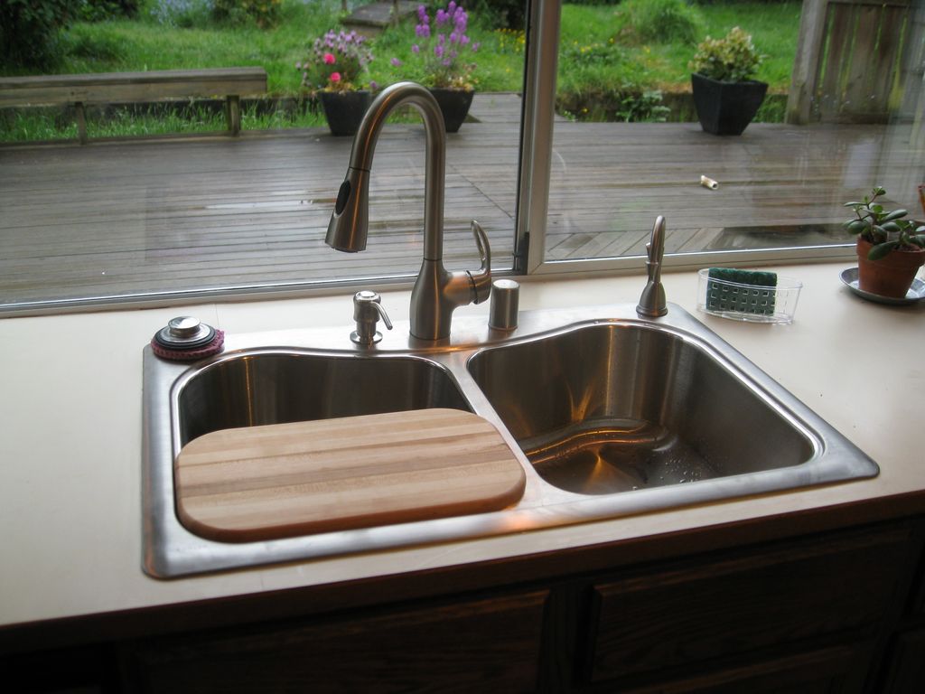 We install new sinks, faucet sets, garbage disposa