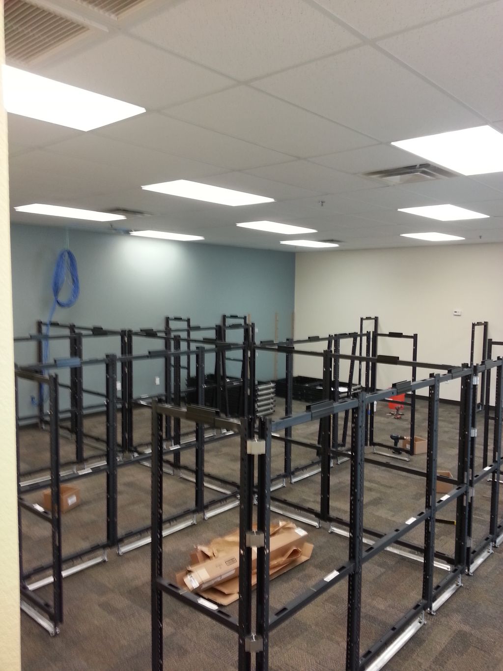 Panel frames of cubicals