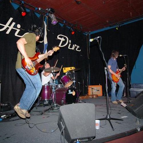 Lund Bros on stage at the High Dive in Seattle.  Y