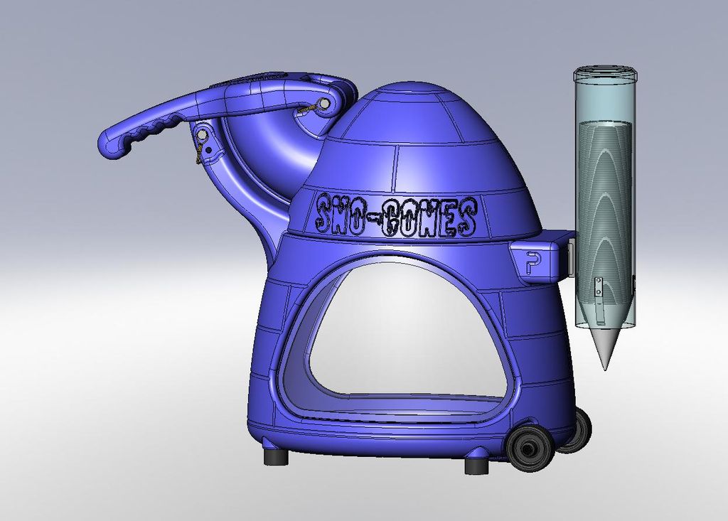 Snow cone machine that is a good example of a rota