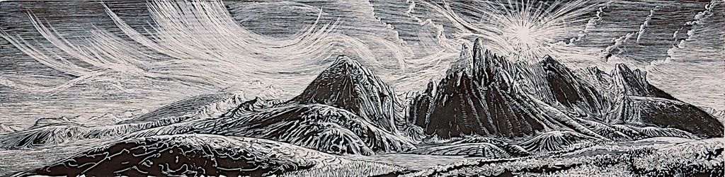 Chugach Fantasy
4' x 1' woodcut