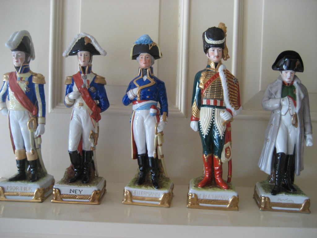 large Dresden porcelain figures