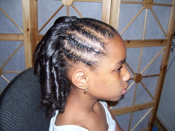 Childrens hair, Two strand flat twist and Candy cu