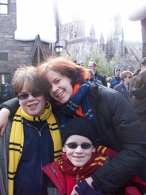 Visiting Hogsmeade at the Wizarding World of Harry