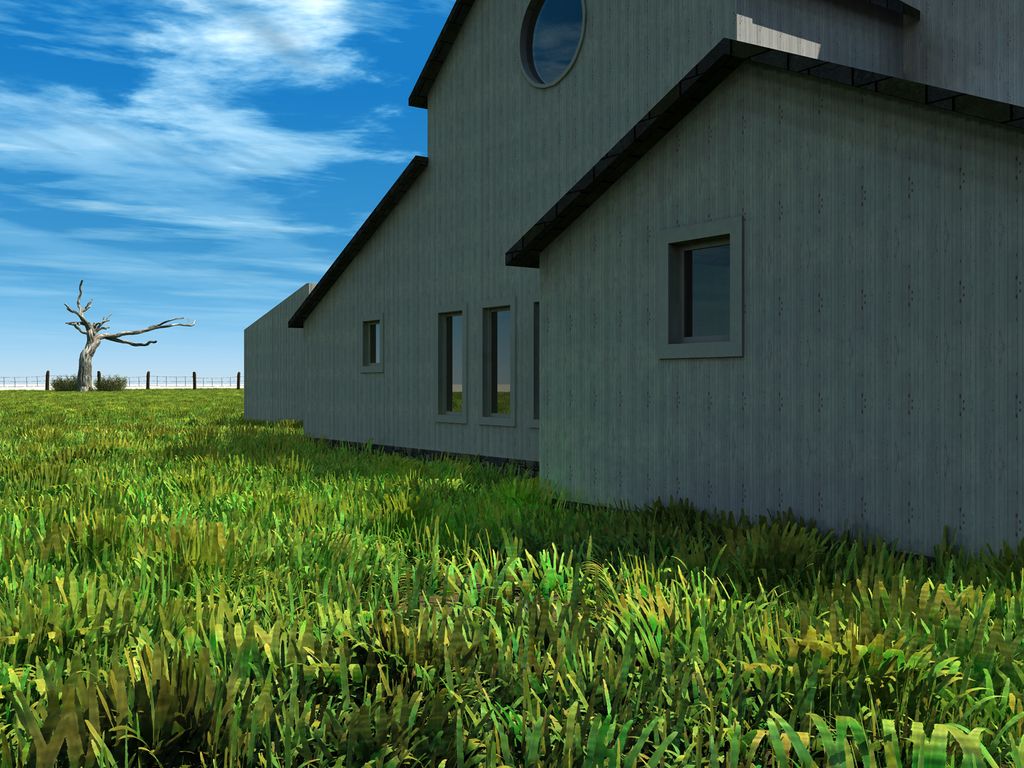 Country Barn Rendering