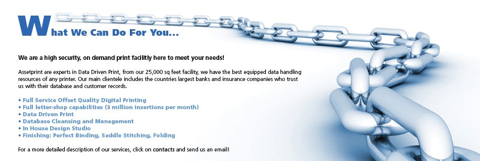 List of Services we offer
