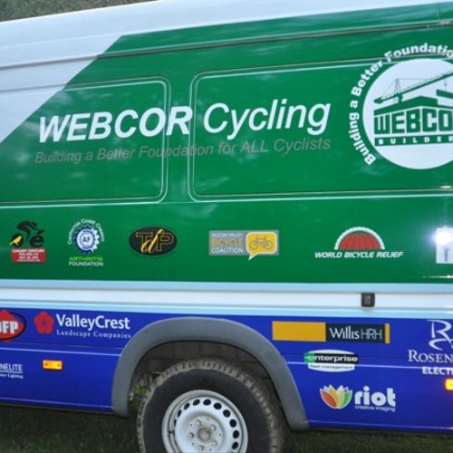 Webcor Cycling Vehicle wrap 2011