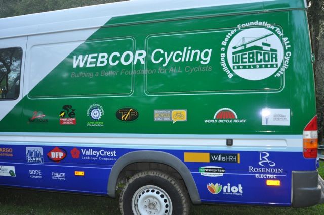 Webcor Cycling Vehicle wrap 2011