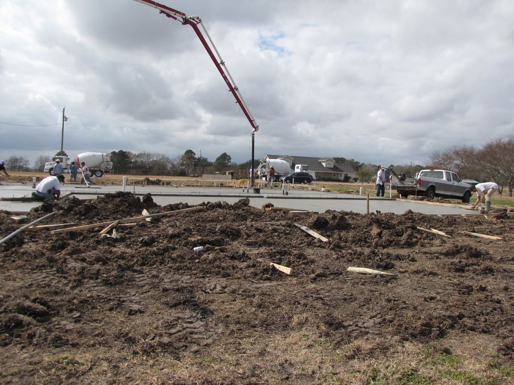 Residential Slab. Needville, Tx.