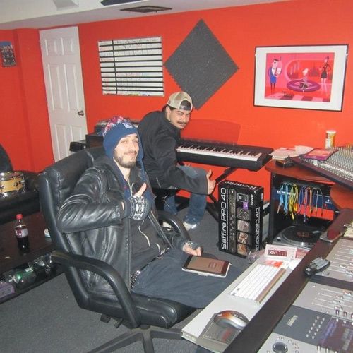 Vin Envy & Assistant Engineer Brian "Ozzy" Armocid