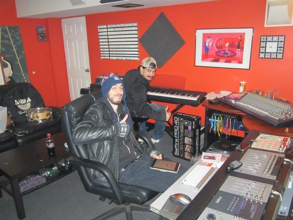 Vin Envy & Assistant Engineer Brian "Ozzy" Armocid