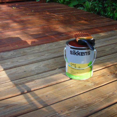 mid stain with sikens