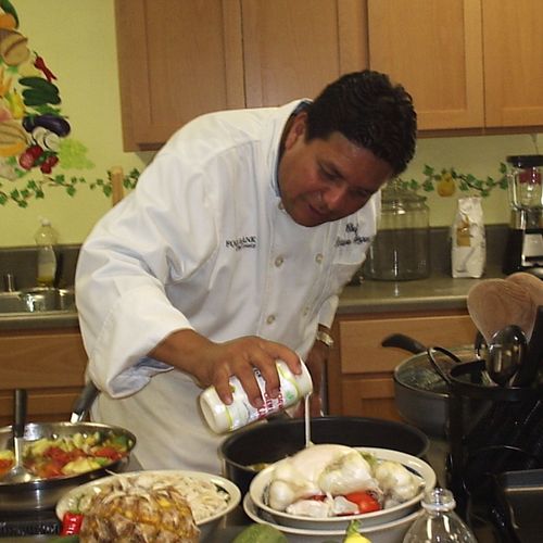 Chef Arturo Doing What He Does Best!