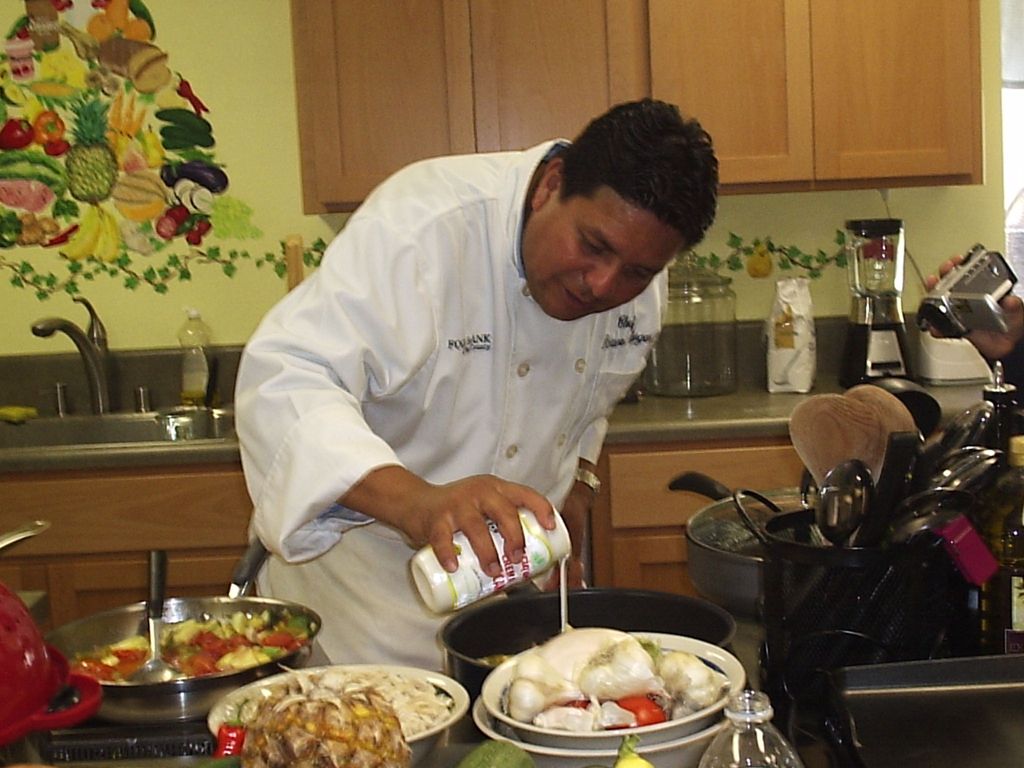 Chef Arturo Doing What He Does Best!
