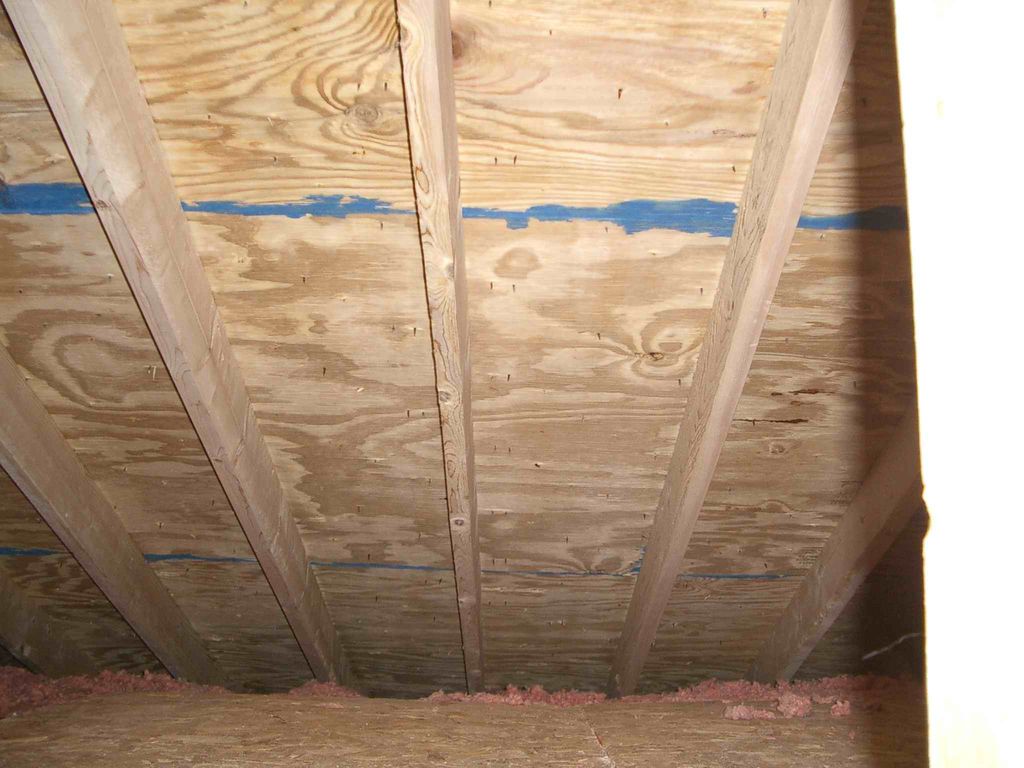 Typical Attic Mold AFTER Proprietary Treatment