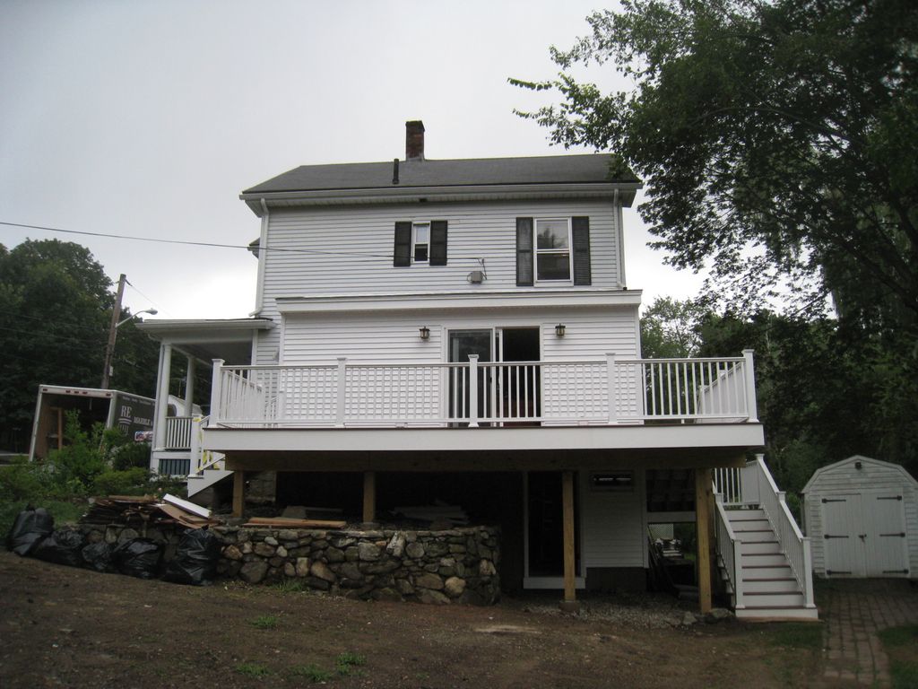Beverly MA - kitchen addition and deck completed