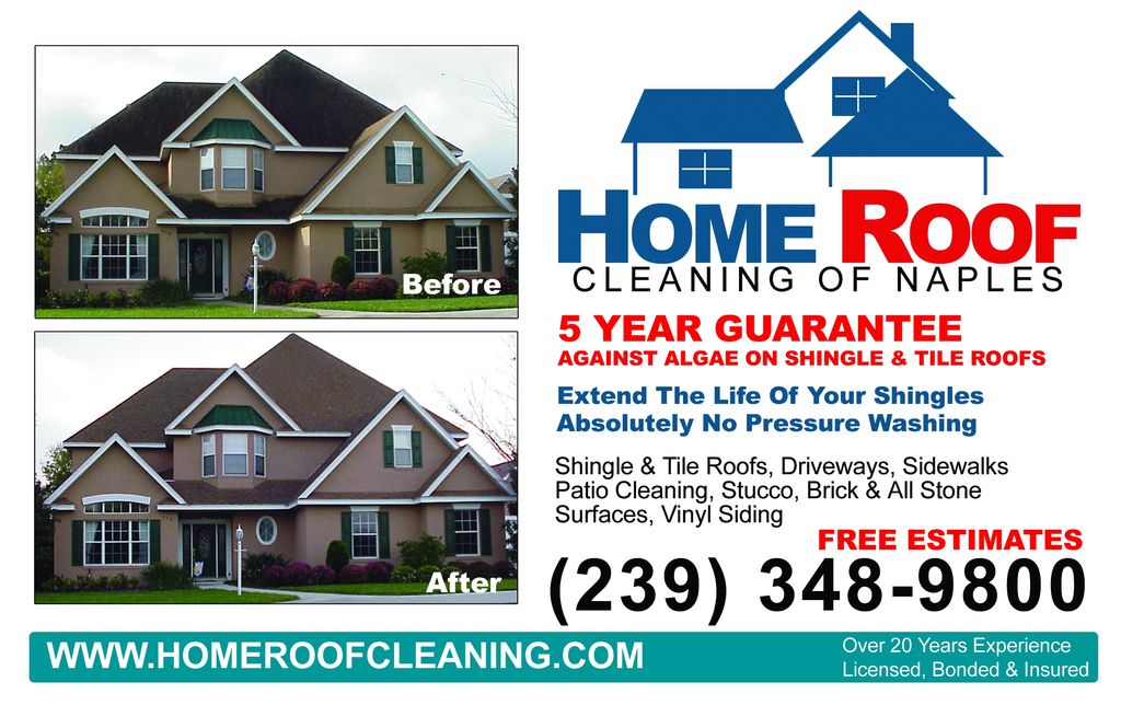 Home Roof Cleaning Of Naples
