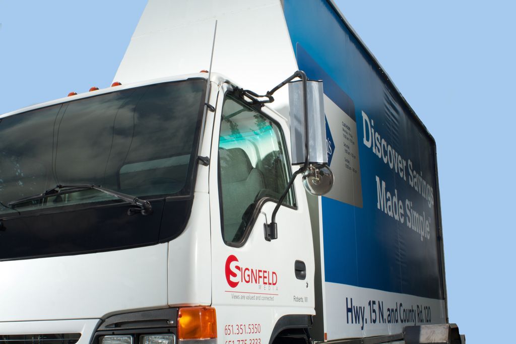 Signfeld Media mobile billboard truck