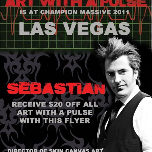 Flyer for Tattoo Artist in Las Vegas