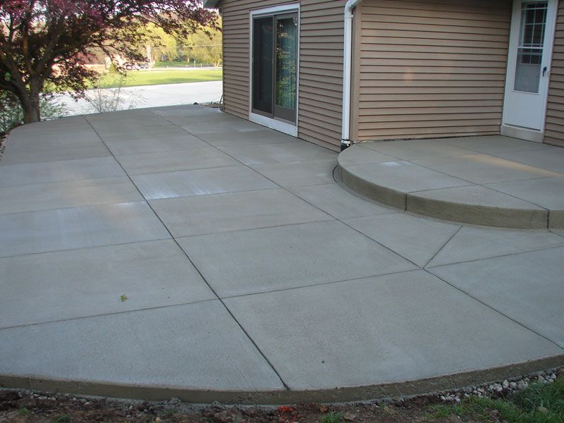 New patio install