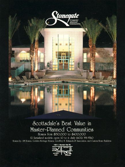 Sample of Scottsdale Planned Community marketing b