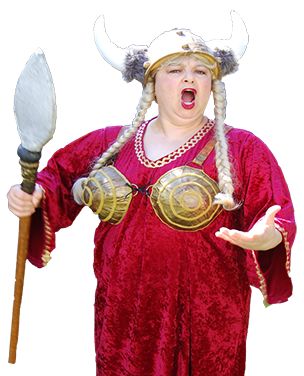 The amazing Viking Princess has a fabulous voice, 