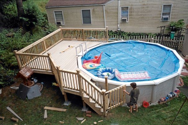my brothers pool deck, free standing