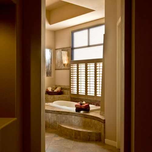 North Scottsdale master bath redesign. Included cu