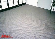 Check out how clean the carpet is! No spots or sta