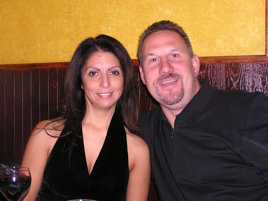 My wife and me
