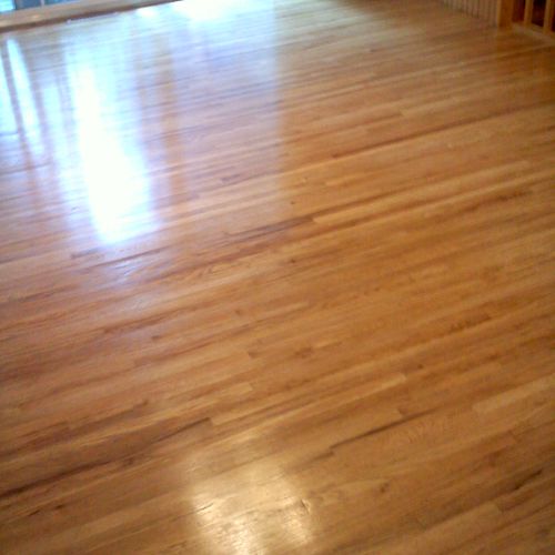 After Picture of same area refinishing