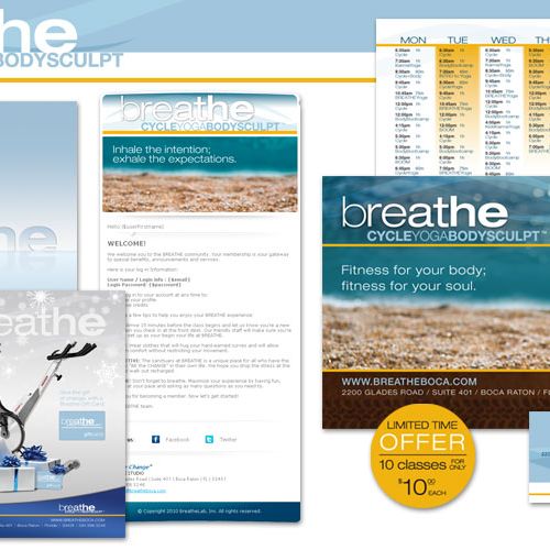 BREATHE - website design and custom programming th