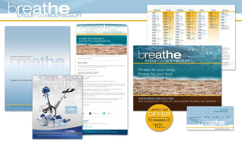 BREATHE - website design and custom programming th