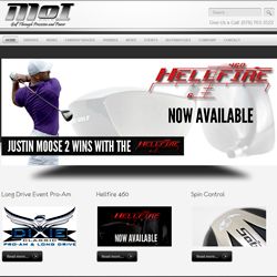 MOI Golf is another custom Word Press platform web