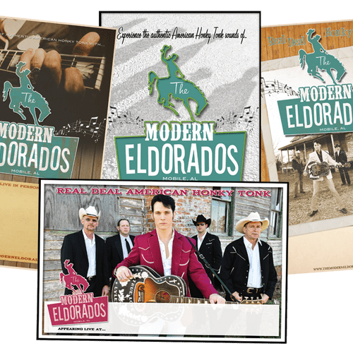 Modern Eldorados blank show posters. 2011.