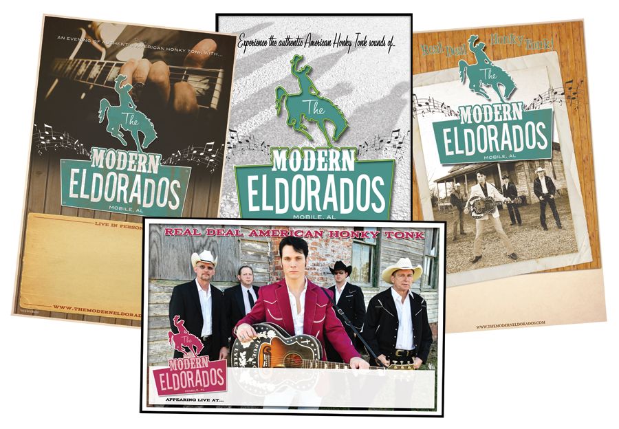 Modern Eldorados blank show posters. 2011.