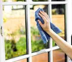 Streak free window cleaning.