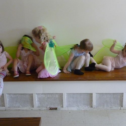 fairies at rest...Park and Recreation dance class